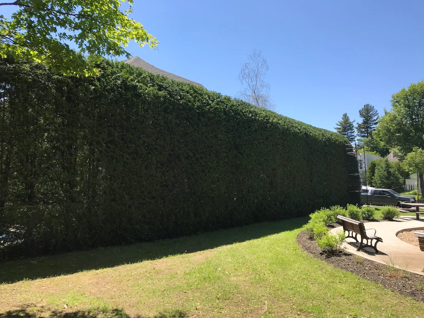 Aménagement paysager moderne